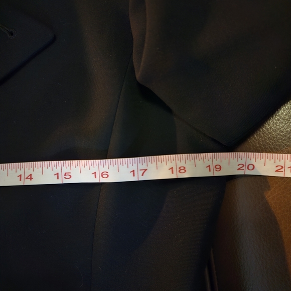 Max Mara Double Breasted  Black Blazer Jacket Wool Blend Size 12 Made In Italy - Picture 13 of 13